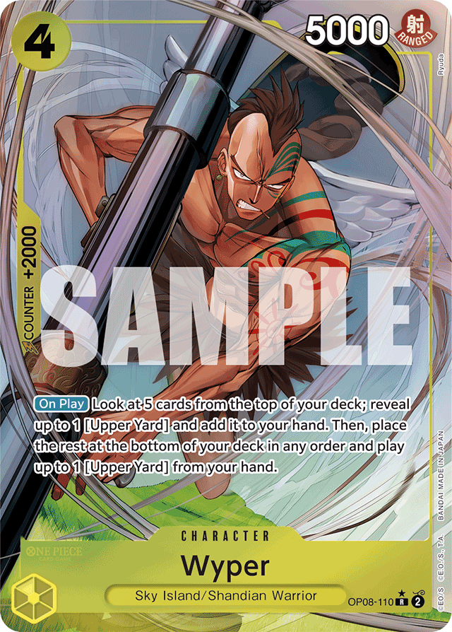 Wyper - OP08-110 - Rare (Alternate Art) - Two Legends