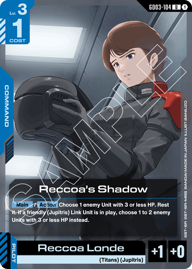 Reccoa's Shadow - GD03-104 - Uncommon - Steel Requiem