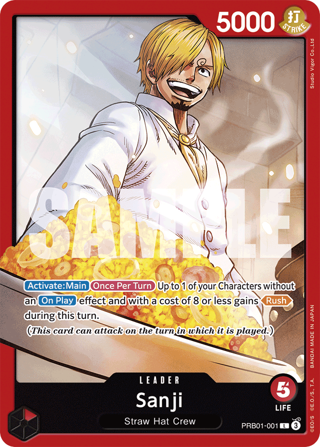 Sanji - PRB01-001 - Leader - The Best
