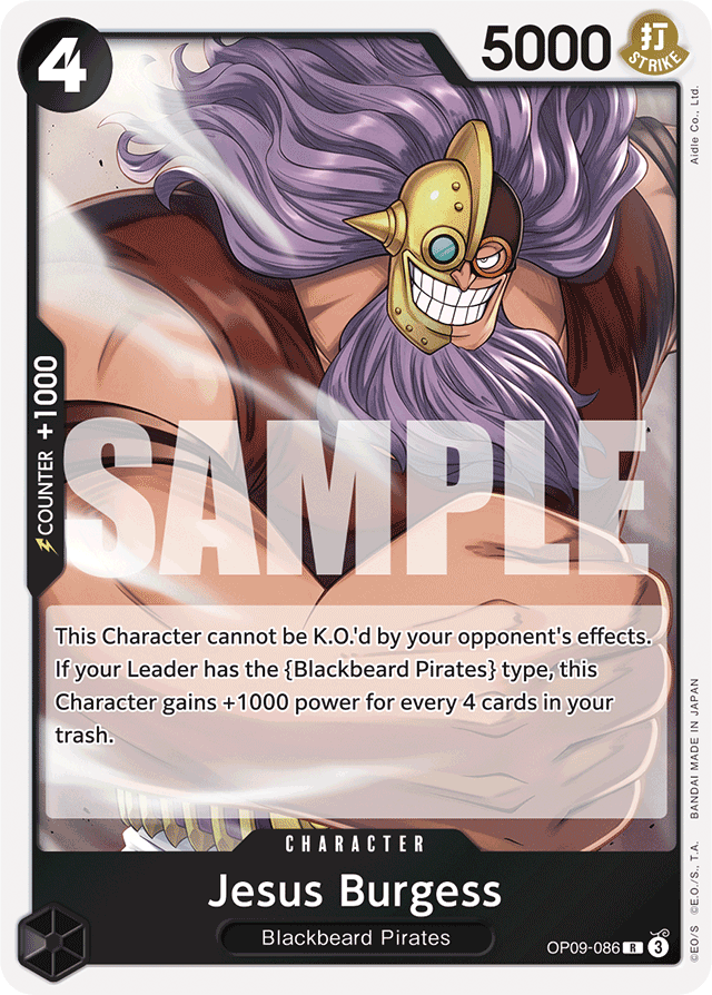 Jesus Burgess - OP09-086 - Rare - Emperors In The New World
