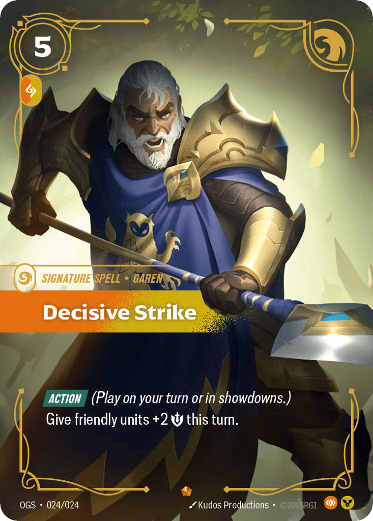 Decisive Strike - 024/024 - Epic - Proving Grounds