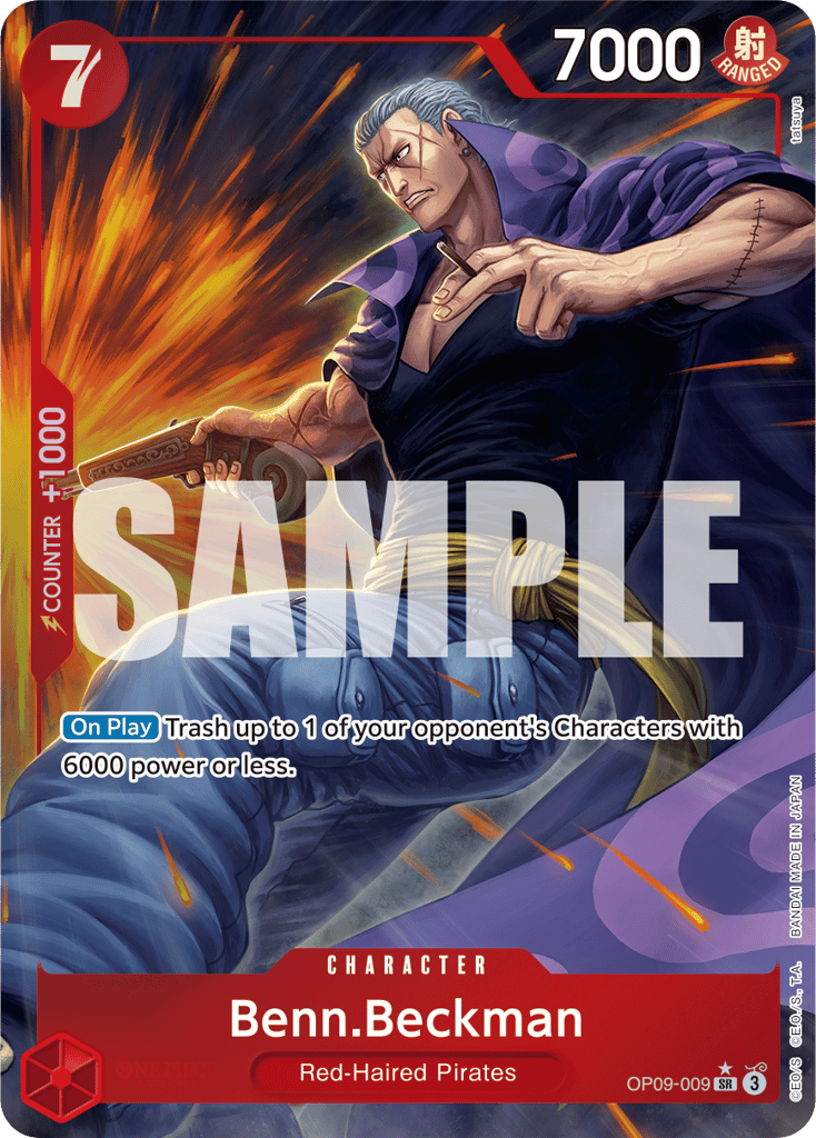 Benn.Beckman - OP09-009 - Super Rare (Alternate Art) - Emperors In The New World