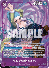 Ms. Wednesday - EB01-034 - Super Rare (Alternate Art) - Memorial Collection