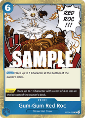 Gum-Gum Red Roc - OP04-056 - Rare - Kingdoms of Intrigue