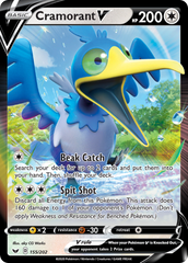 Cramorant V - 155/202 - Sword & Shield
