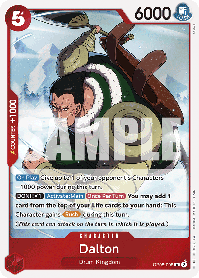 Dalton - OP08-008 - Rare - Two Legends