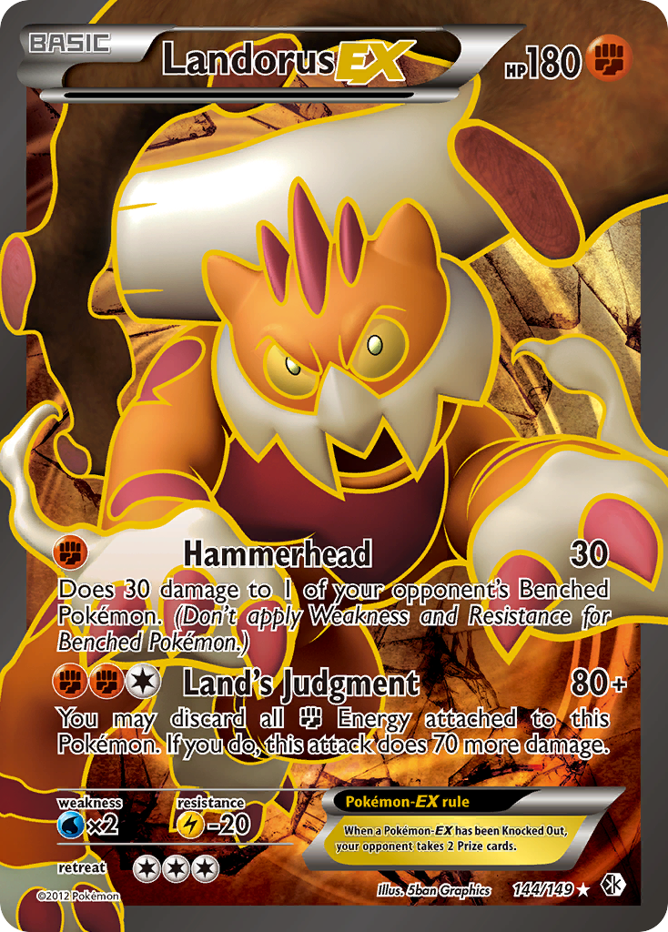 Landorus-EX - 144/149 - Boundaries Crossed