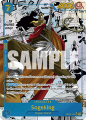 Sogeking - OP03-122 - Secret Rare (Non Textured Manga Alt Art) - Pillars of Strength