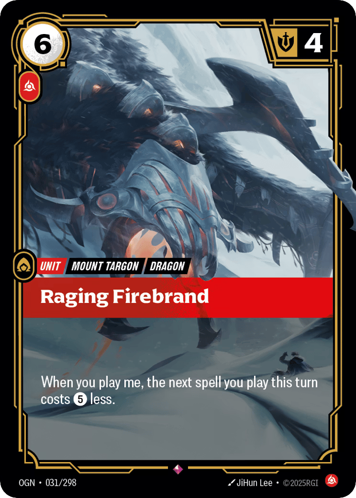 Raging Firebrand - 031/298 - Rare - Origins