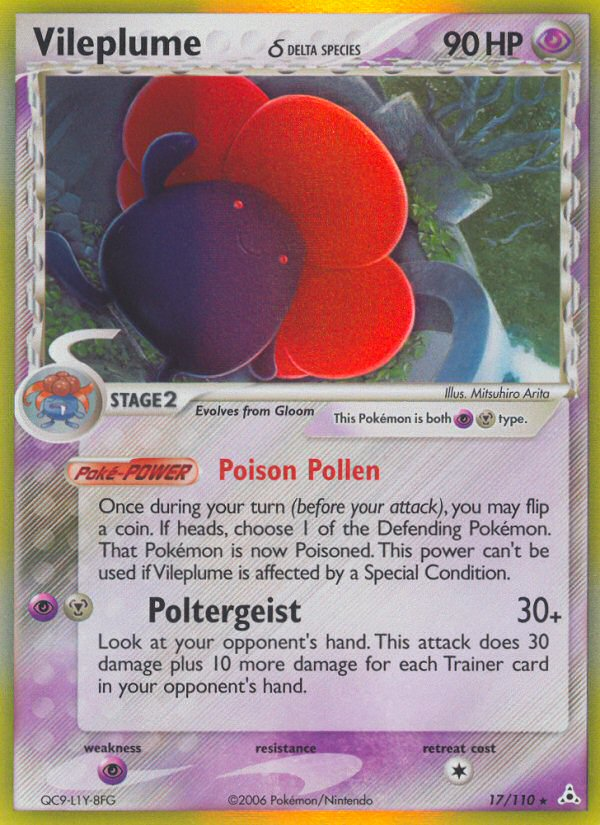 Vileplume δ - 017/110 - Holon Phantoms