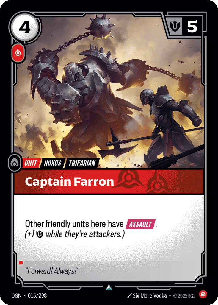 Captain Farron - 015/298 - Uncommon - Origins
