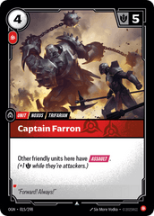 Captain Farron - 015/298 - Uncommon - Origins