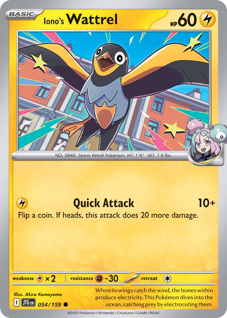 Iono's Wattrel - 054/159 - Journey Together