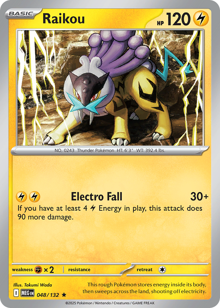 Raikou - 048/132 - Mega Evolution