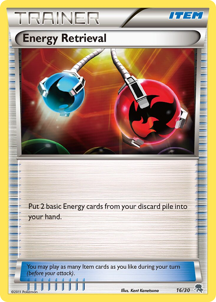 Energy Retrieval - 16/30 - BW Trainer Kit Zoroark