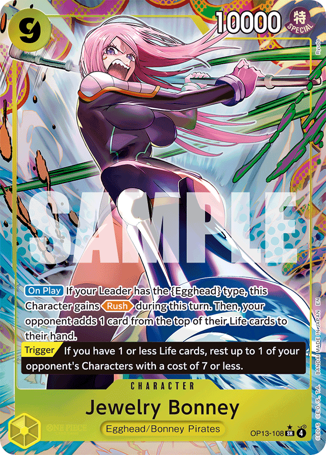 Jewelry Bonney - OP13-108 - Super Rare (Alternate Art) - Carrying On His Will