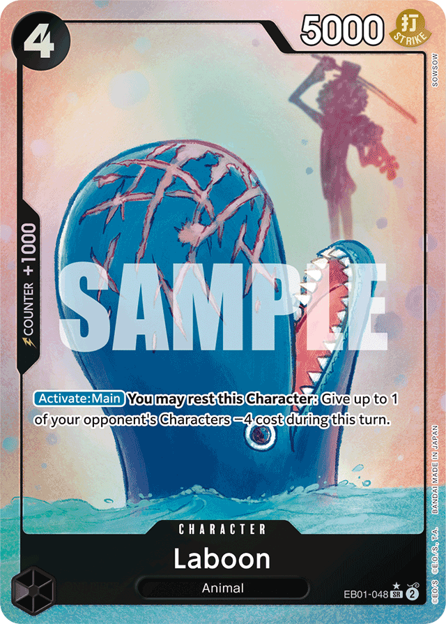 Laboon - EB01-048 - Super Rare (Alternate Art) - Memorial Collection