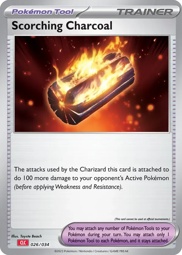 Scorching Charcoal - 26/34 - Pokémon TCG Classic - Charizard