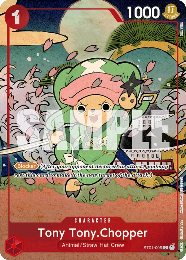 Tony Tony.Chopper - ST01-006 - Common (First Anniversary Alt Art) - Straw Hat Crew
