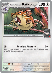 Team Rocket's Raticate - 148/182 - Destined Rivals