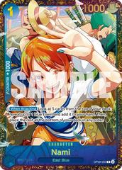 Nami - OP09-050 - Rare (Regionals Alt Art) - Emperors In The New World