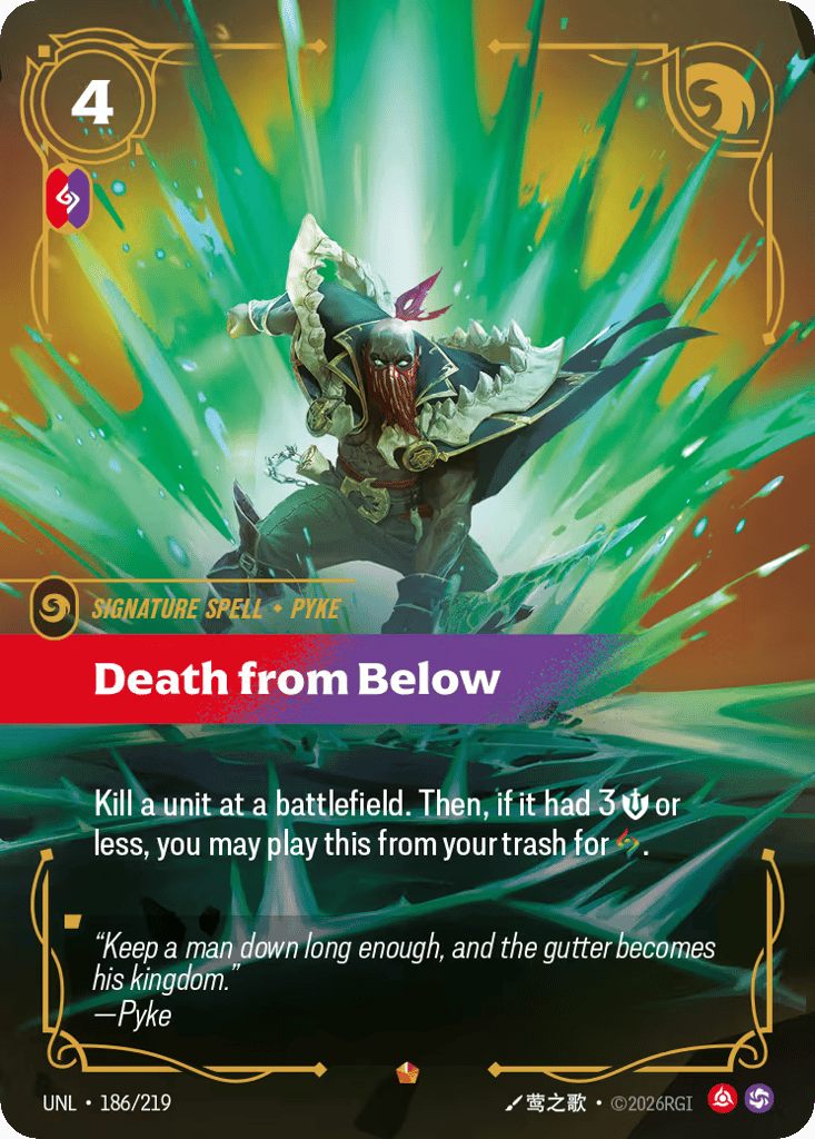 Death From Below - 186/219 - Epic - Unleashed