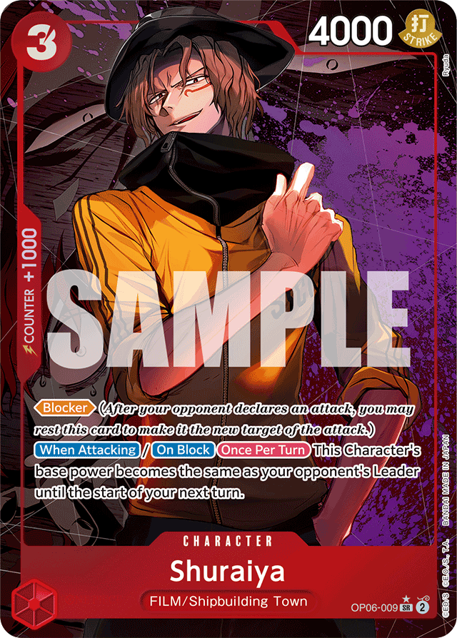 Shuraiya - OP06-009 - Super Rare (Alternate Art) - Wings of the Captain