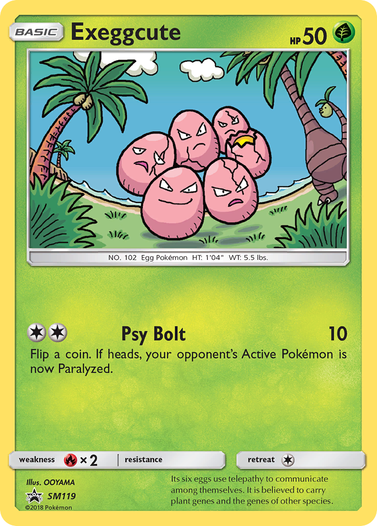 Exeggcute - SM119 - SM Black Star Promos