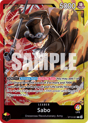 Sabo - ST13-001 - Leader - Ultra Deck: The Three Brothers