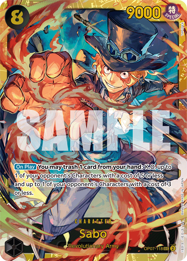 Sabo - OP07-118 - Secret Rare - 500 Years In The Future