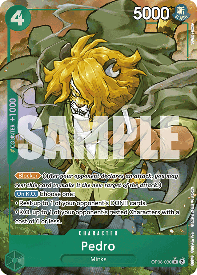 Pedro - OP08-030 - Rare (Alternate Art) - Two Legends