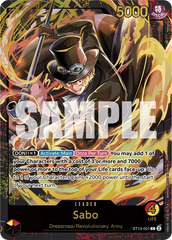 Sabo - ST13-001 - Leader (Premium Alt Art) - Ultra Deck: The Three Brothers