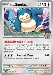 Hop's Snorlax - 117/159 - Journey Together