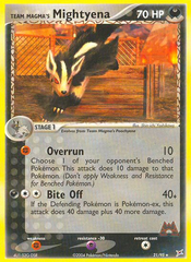 Team Magma's Mightyena - 21/95 - Team Magma vs Team Aqua