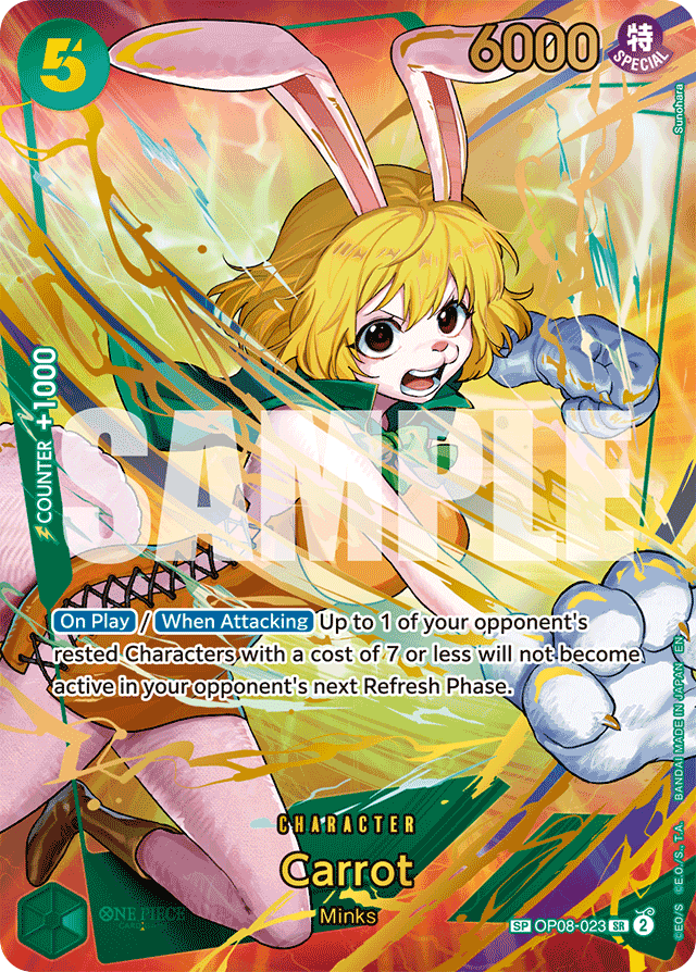 Carrot - OP08-023 - Super Rare (Special Alternate Art) - Two Legends