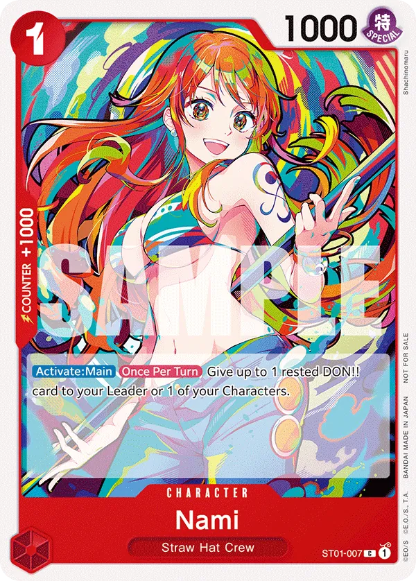 Nami - ST01-007 - Unknown (New Year Alt Art) - Straw Hat Crew