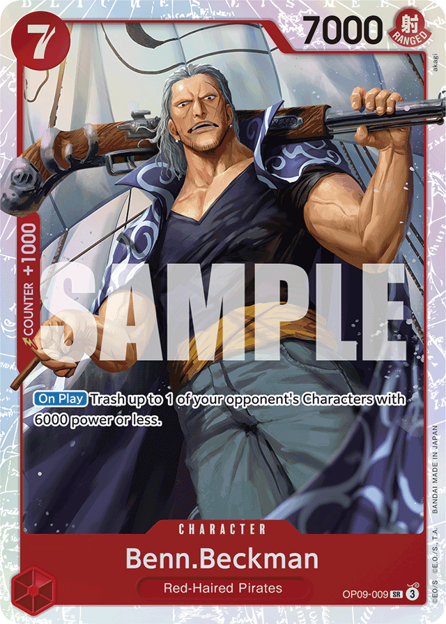 Benn.Beckman - OP09-009 - Super Rare - Emperors In The New World