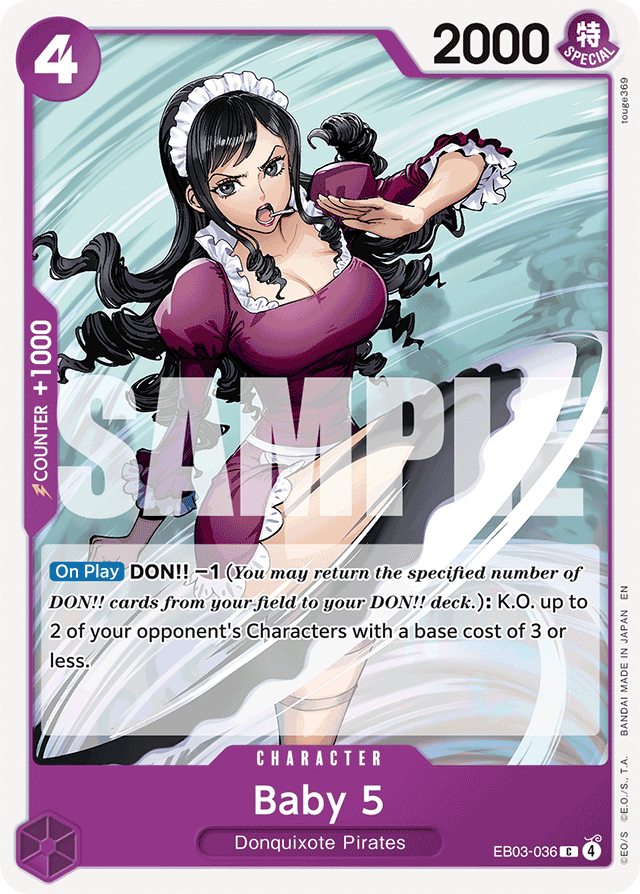 Baby 5 - EB03-036 - Common - Heroines Edition