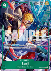 Sanji - EB01-014 - Rare (Championship Stamp) - Memorial Collection
