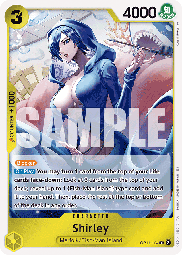 Shirley - OP11-104 - Rare - A Fist Of Divine Speed