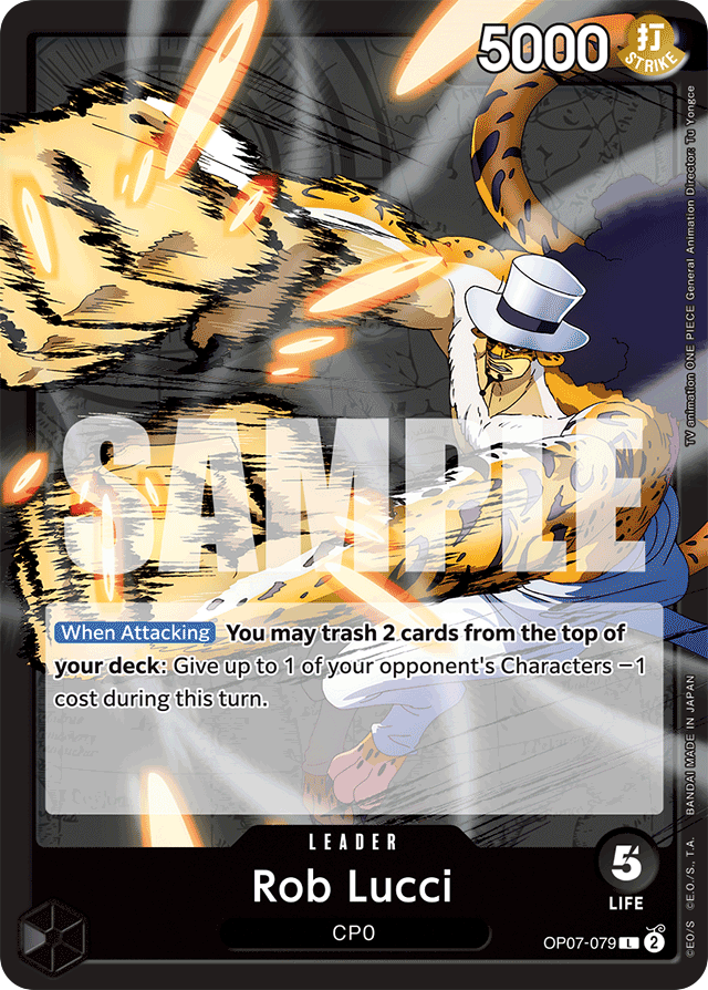 Rob Lucci - OP07-079 - Leader - 500 Years In The Future