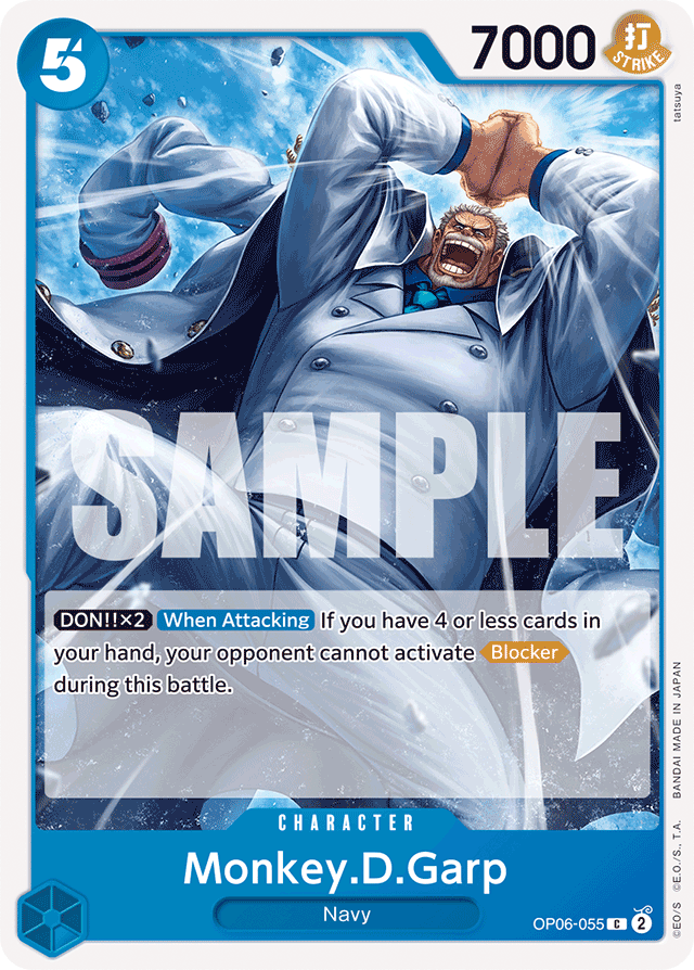 Monkey.D.Garp - OP06-055 - Common - Wings of the Captain