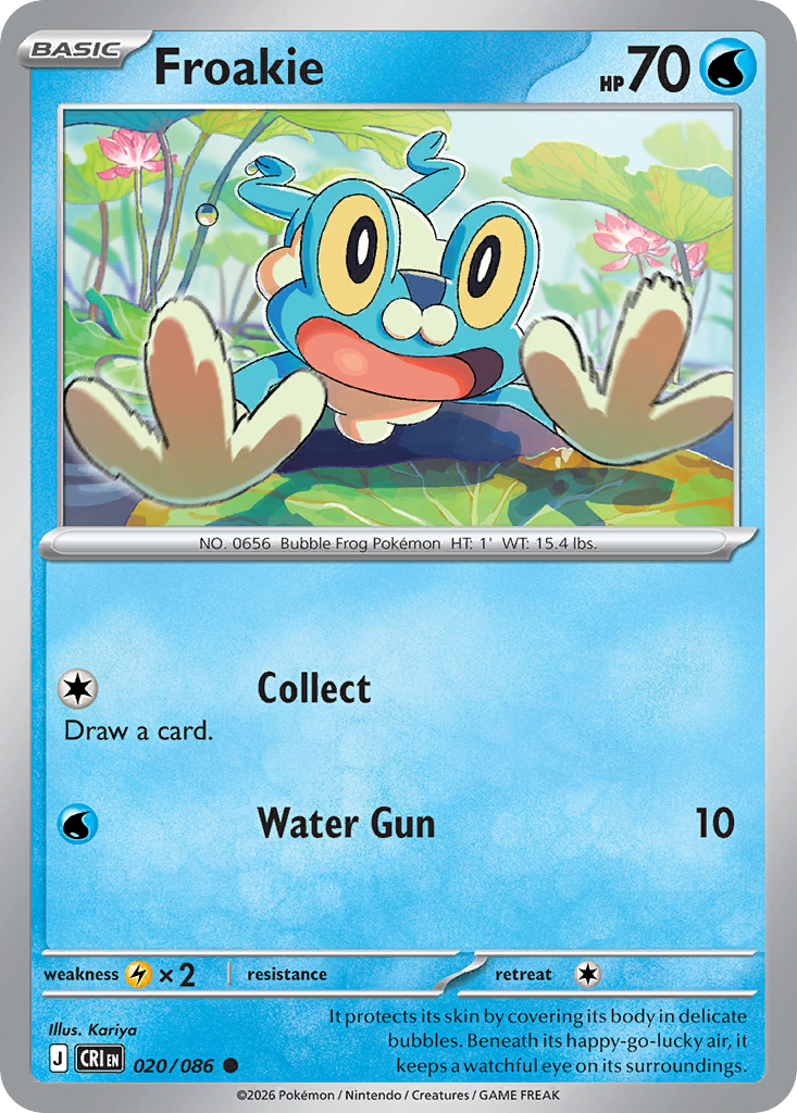 Froakie - 20/86 - Chaos Rising
