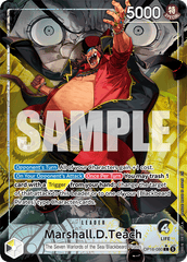 Marshall.D.Teach - OP16-080 - Leader (Alternate Art) - The Time Of Battle