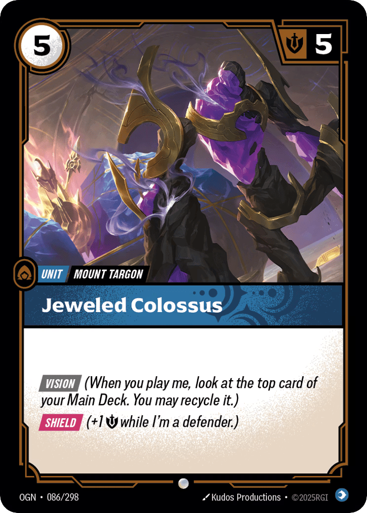 Jeweled Colossus - 086/298 - Common - Origins