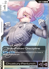 Iron-Fisted Discipline - GD01-119 - Rare - Newtype Rising