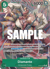 Diamante - OP04-028 - Rare (Alternate Art) - Kingdoms of Intrigue