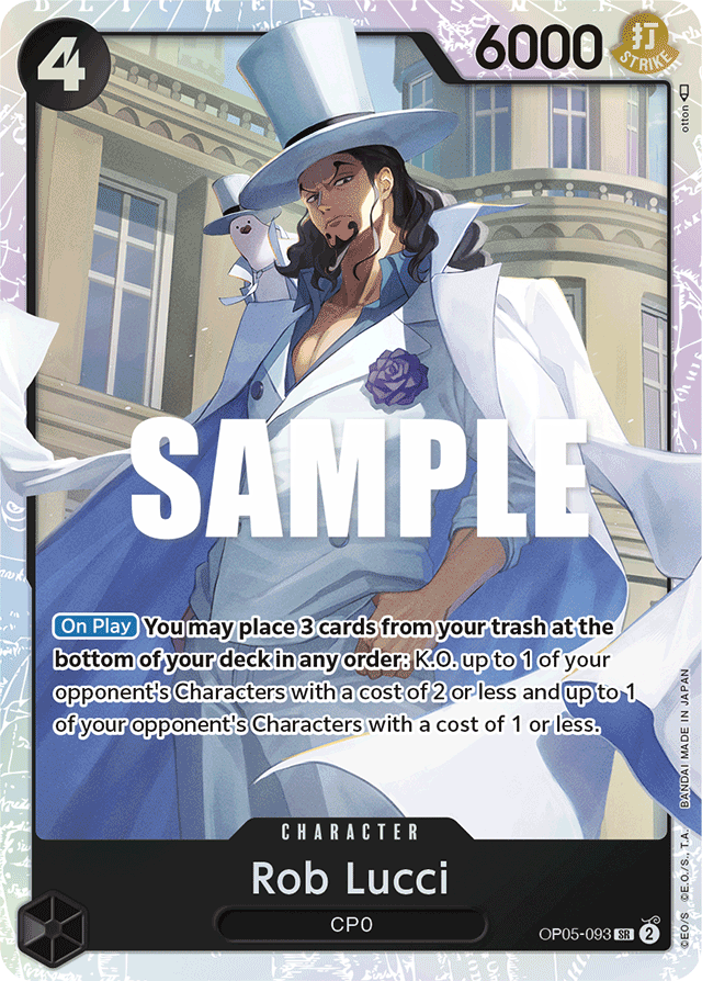 Rob Lucci - OP05-093 - Super Rare - Awakening of the New Era
