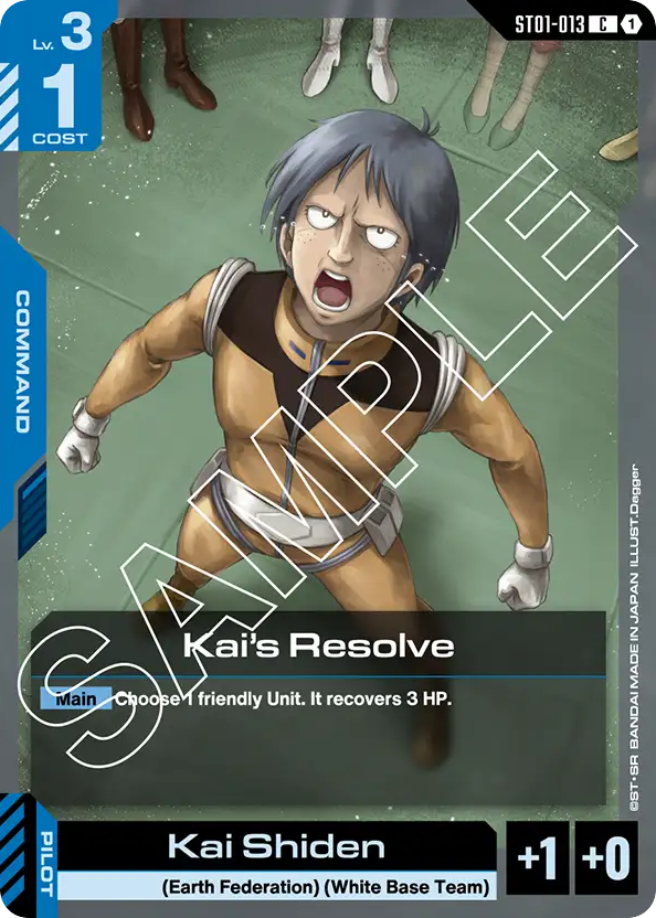 Kai's Resolve - ST01-013 - Common - Heroic Beginnings