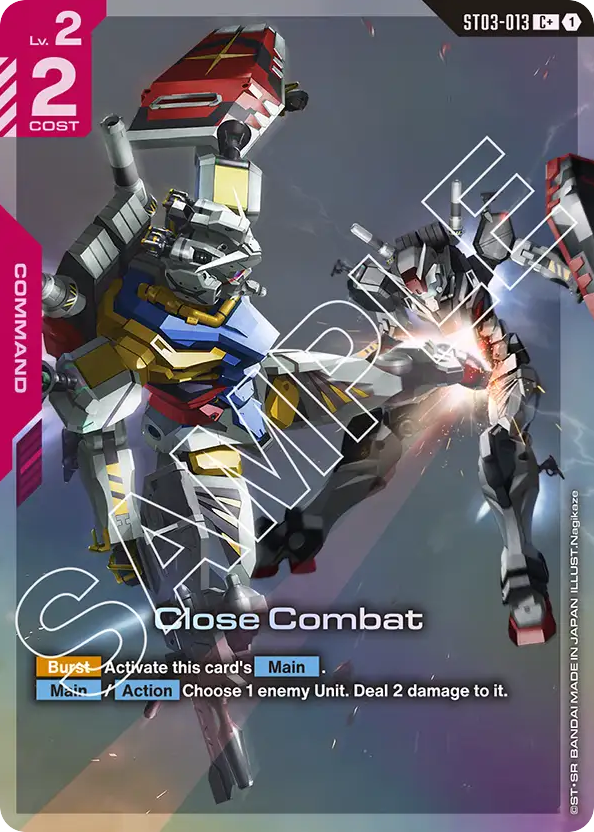 Close Combat - ST03-013 - Common (Reprint St05Alt Art) - Zeon's rush